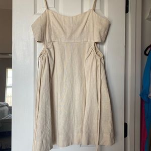 1. State cut out dress